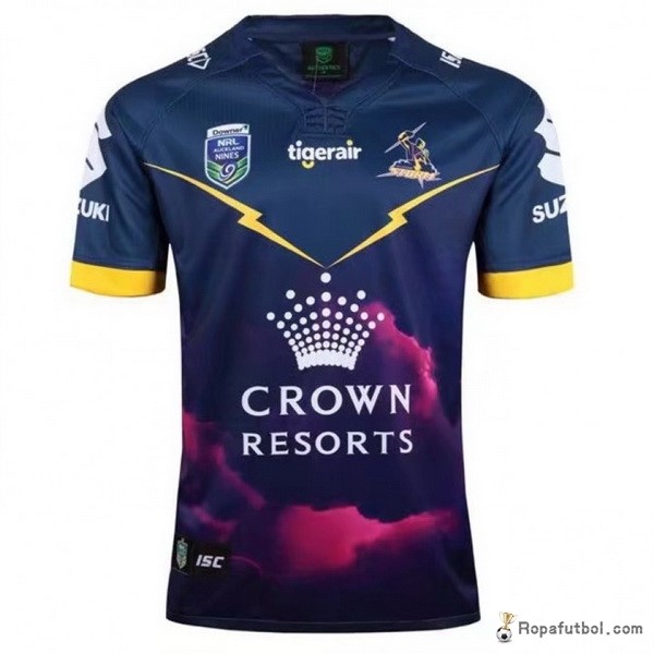 Camiseta Rugby Melbourne Storm Auckland 9's 2017 Azul